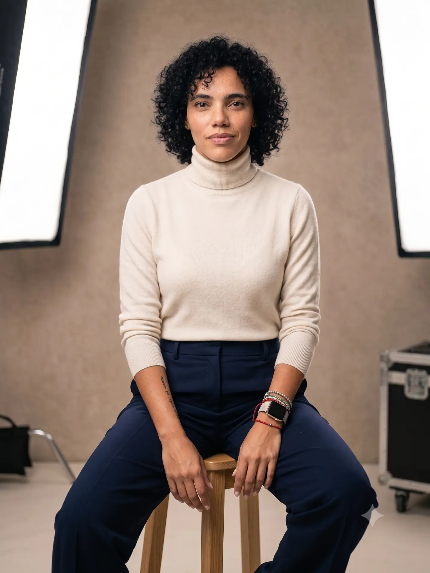 Retrato de estudio de Isabel Tarín